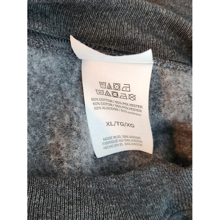 Hanes Charcoal Gray Ole Miss Rebels Sweatshirt Size XL