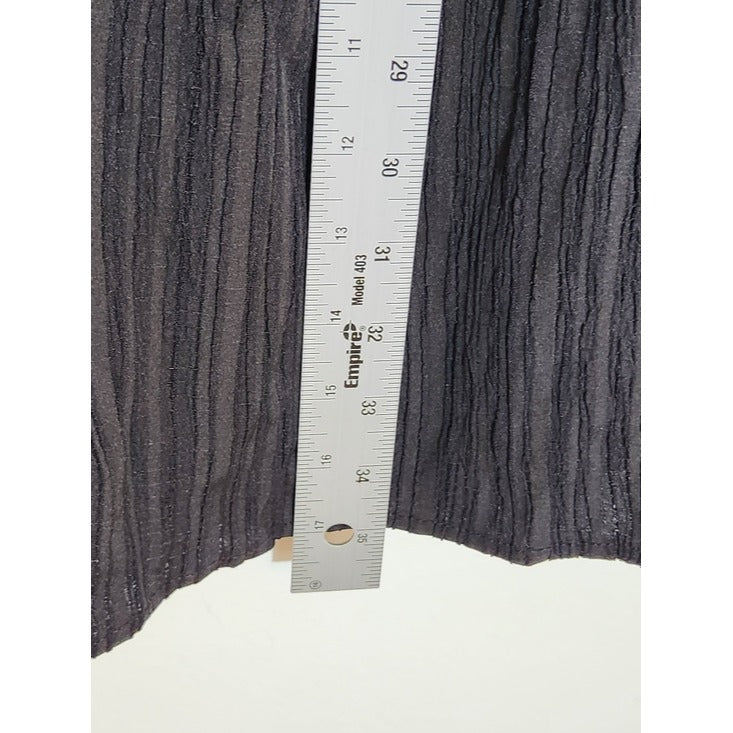 Lulus Black Plissé Maxi Skirt Size XS NWT