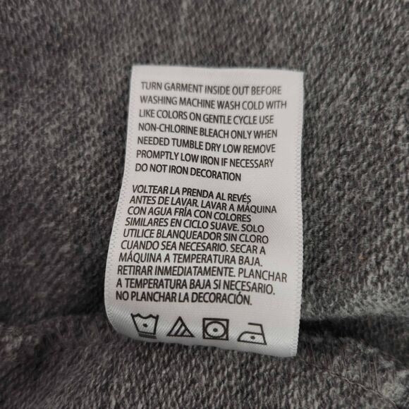 Auburn Tigers Sweatshirt with Funnel Neck Size Large Auburn Gray Sweatshirt