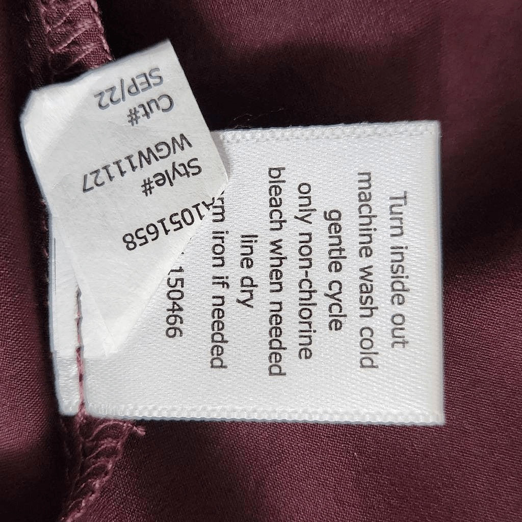 41 Hawthorn Burgundy Floral Peasant Blouse Size XS Oxblood Floral Boho Top