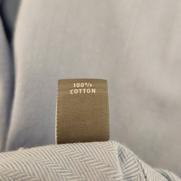 Michael Kors Light Blue Button-Down Shirt Size Medium