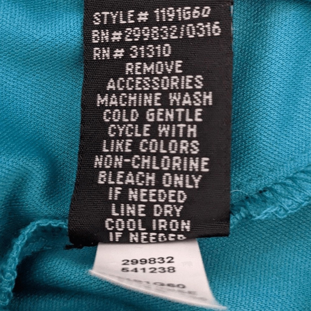 Iz Byer Turquoise Blue Mini Sheath Dress with Tie and Zipper Accent NWT Size XS