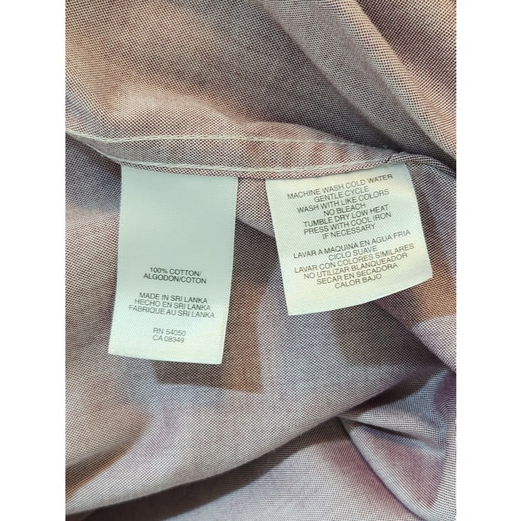 Jones New York Light Purple Button Up Shirt Size 1X