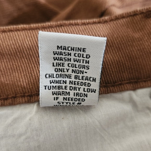 Madden NYC Wide Leg Brown Distressed Jeans NWT Size 13