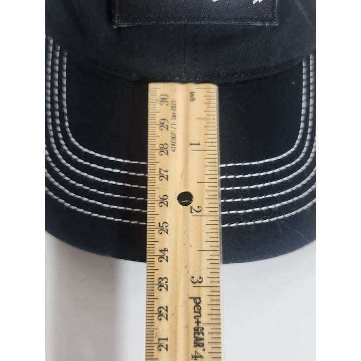 DIstrict Black and White Fly Louisiana Trucker Baseball Hat One Size