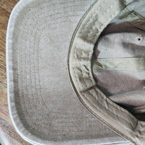 Brown Funny Golf Baseball Hat One Size Brown and Navy Distressed Golf Hat