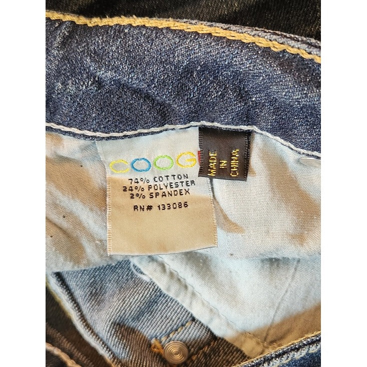 Coogi Dark Wash Straight Leg Jeans Size 5/6 Flaw