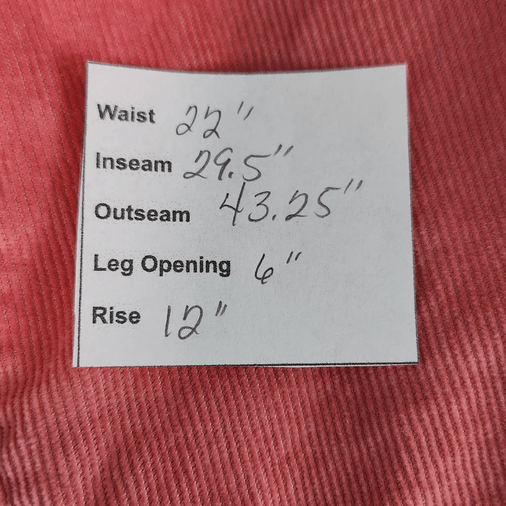 Old Navy Pink Corduroy Skinny Pants Size 24 Long Rockstar Super Skinny High-Rise