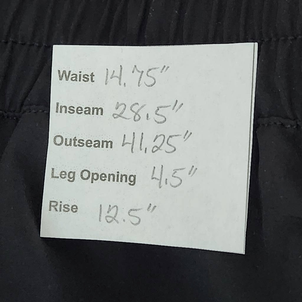 CI Sono Black Pull-on Cargo Joggers Size Medium Black Cargo Jogger Pants