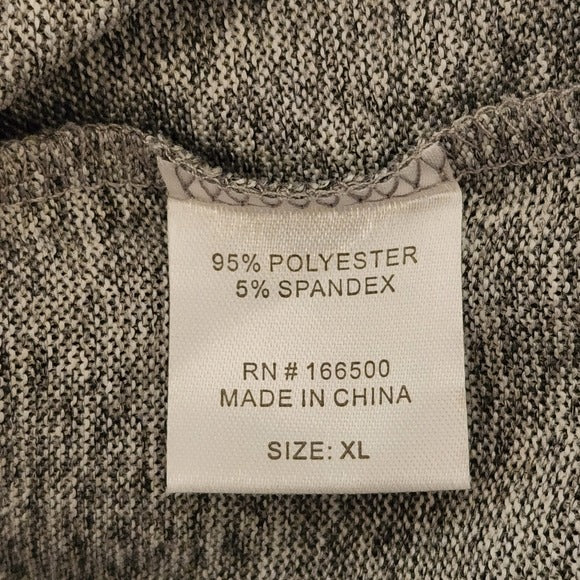 Emily Daniels Gray Studded Sweater Size XL NWT