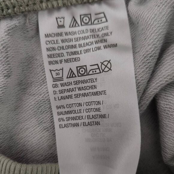 D&Co Active Green Leopard Print Lounge Set Size XS XXS Green Matching Set