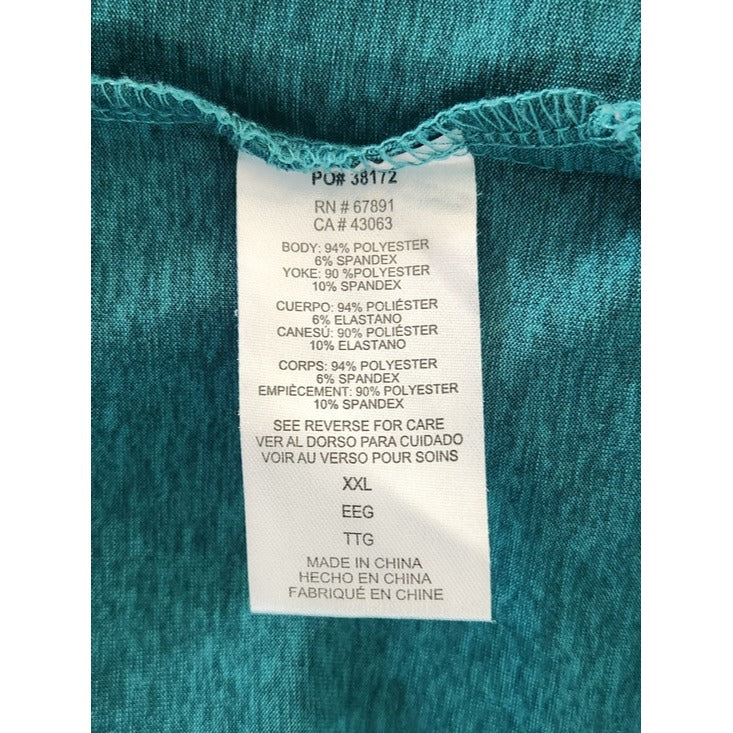 Umbro Green Activewear Short Sleeve Tee Size XXL