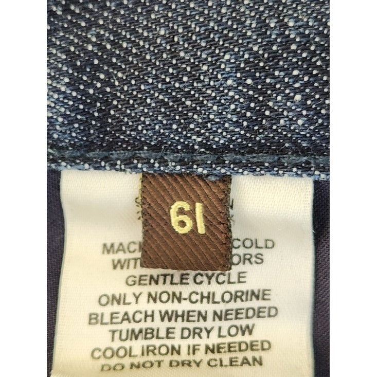 Express Dark Wash Stella Bootcut Jeans Size 6 Long