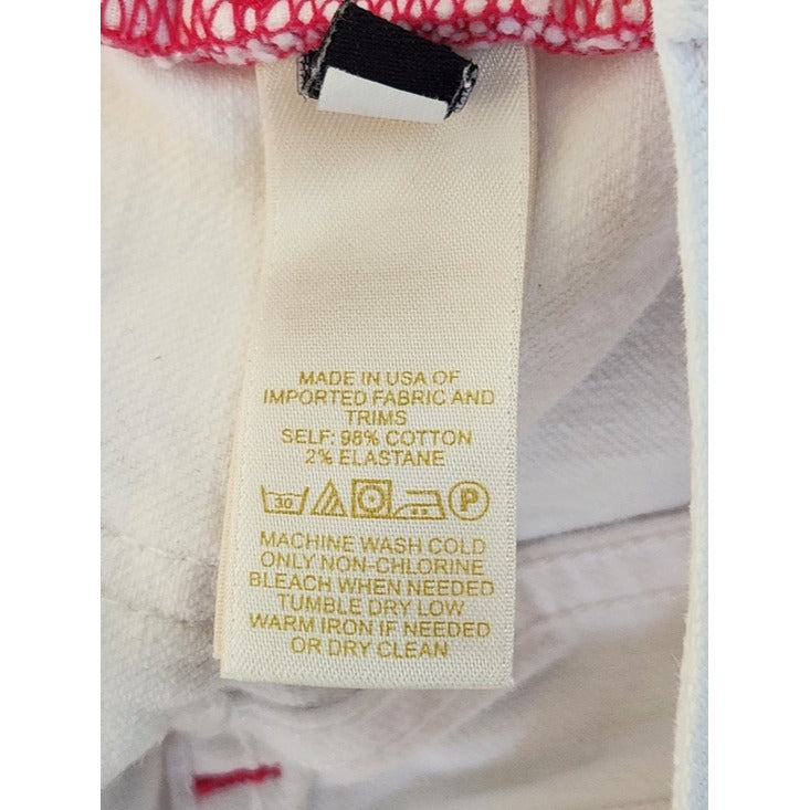 Kate Spade White Play Hooky Ankle Jeans Size 27