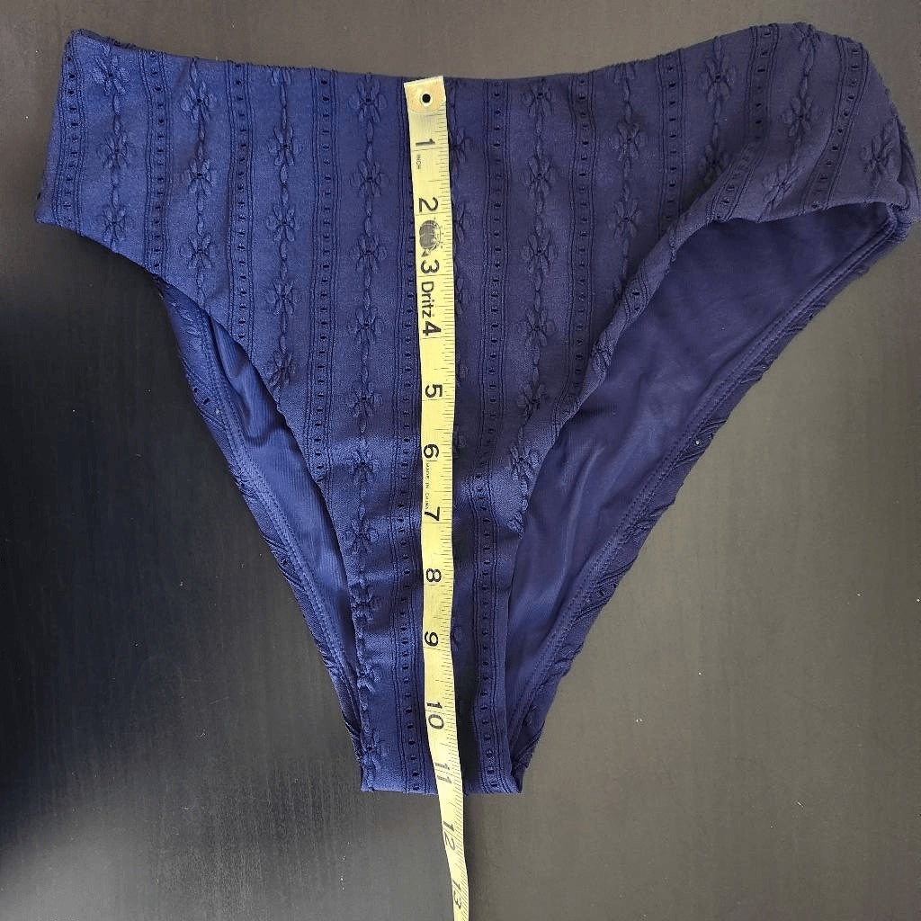 Andie Navy Swim Bottom NWT Size Small Navy Andie Swim Bikini Bottom