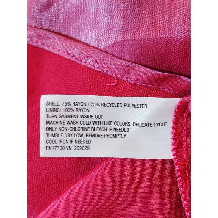 Wild Fable Iridescent Hot Pink Maxi Slip Dress Size XL