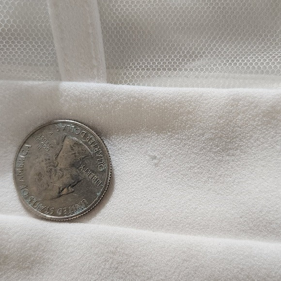 Lulus Strapless White Jumpsuit Size Large, New with flaws