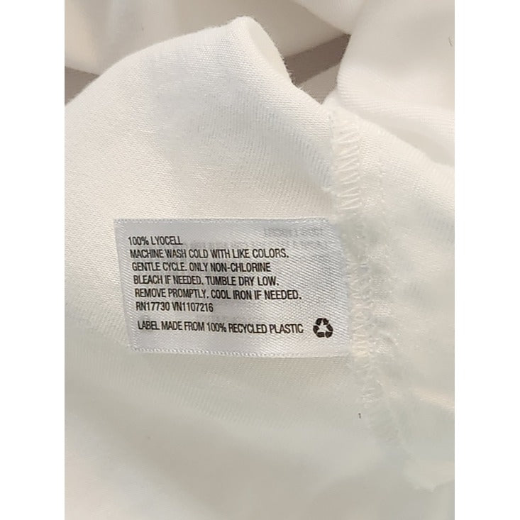 Prologue White Sleeveless Tunic Mini Dress Size Small