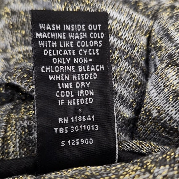 Lane Bryant Sleeveless Top with Metallic Accent and Back Zipper Size 26/28