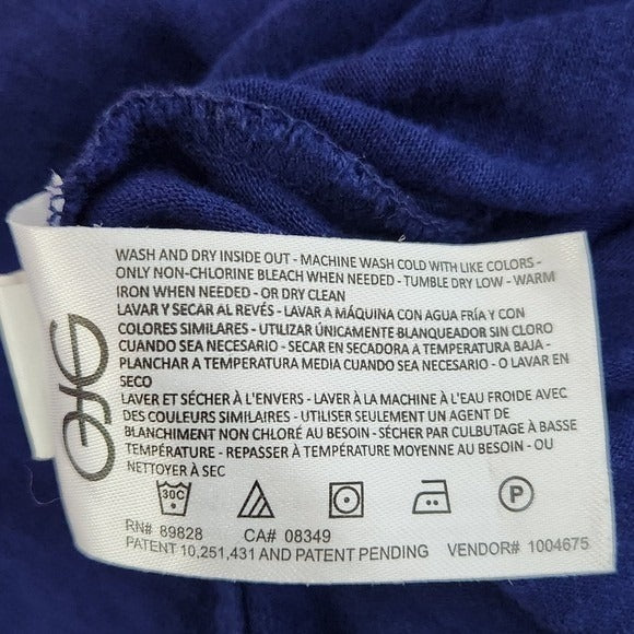 Jessica Simpson Navy T-shirt Dress Size Large Dark Blue Midi Dress