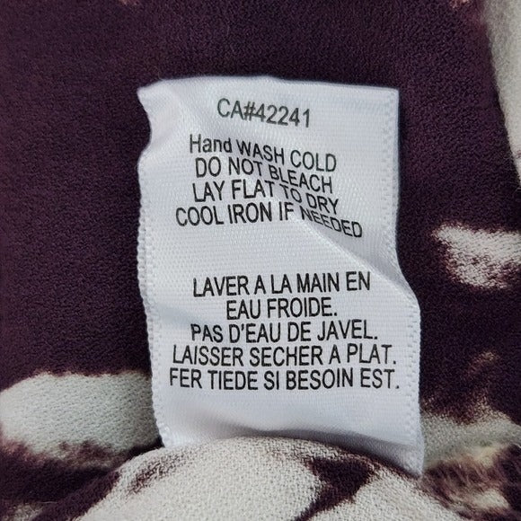 Young Fabulous & Broke Purple and White Tie-Dye Matching Set Size Medium