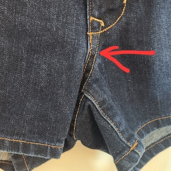 Old Navy The Diva Women's Dark Wash Denim Shorts Size 8 Jean Shorts