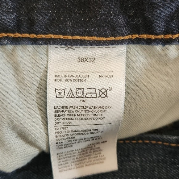 Old Navy Men’s Dark Wash Loose Fit Jeans Size 38 x 32