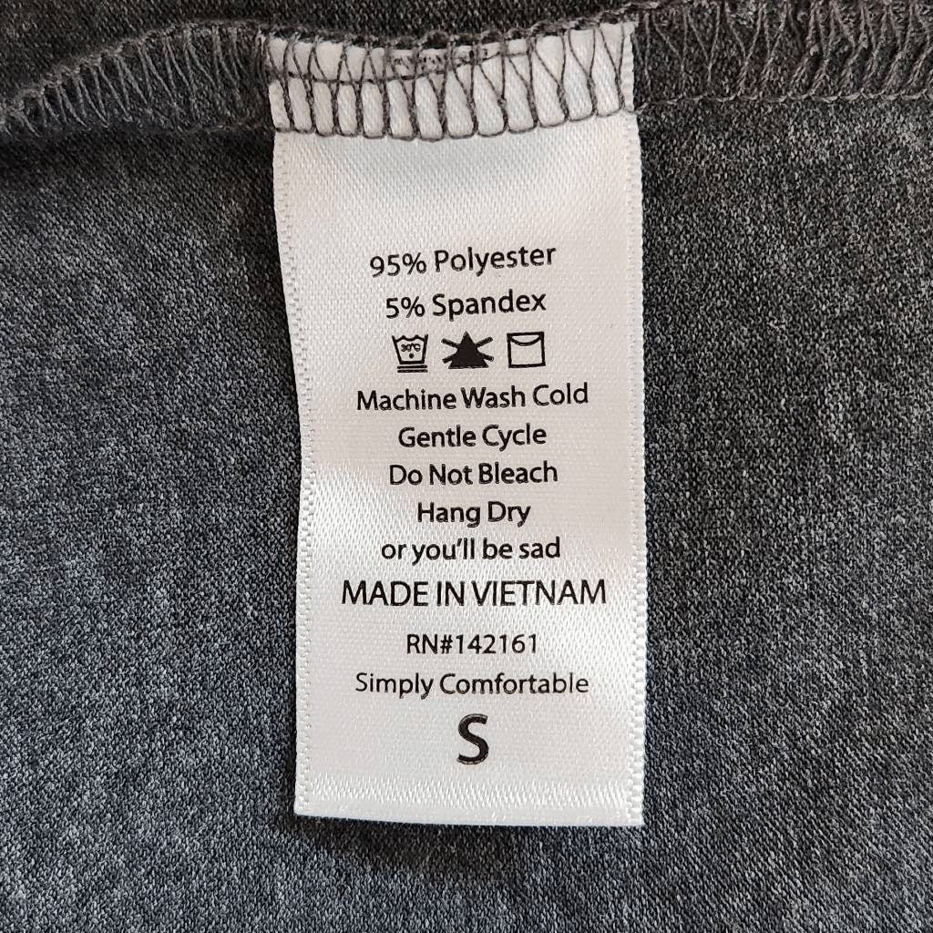 LuLaRoe Gray Tunic T-Shirt Size Small Lularoe Oversized Gray Tunic Tee