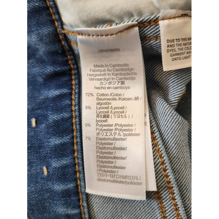 Madewell Road Tripper Medium Wash Skinny Jeans Size 28