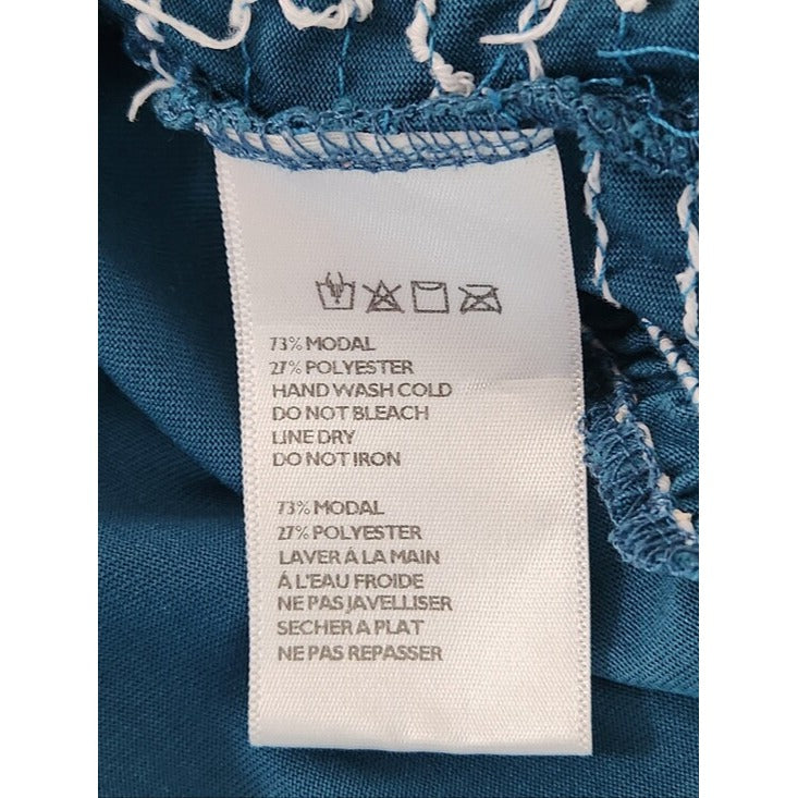 Urban Outfitters Sleeveless Blue Smocked Crop Top Size XS
