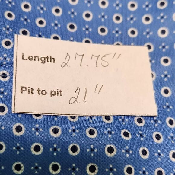 Greg Norman Black Blue Short Sleeve Performance Golf Polo Medium Blue Golf Polo