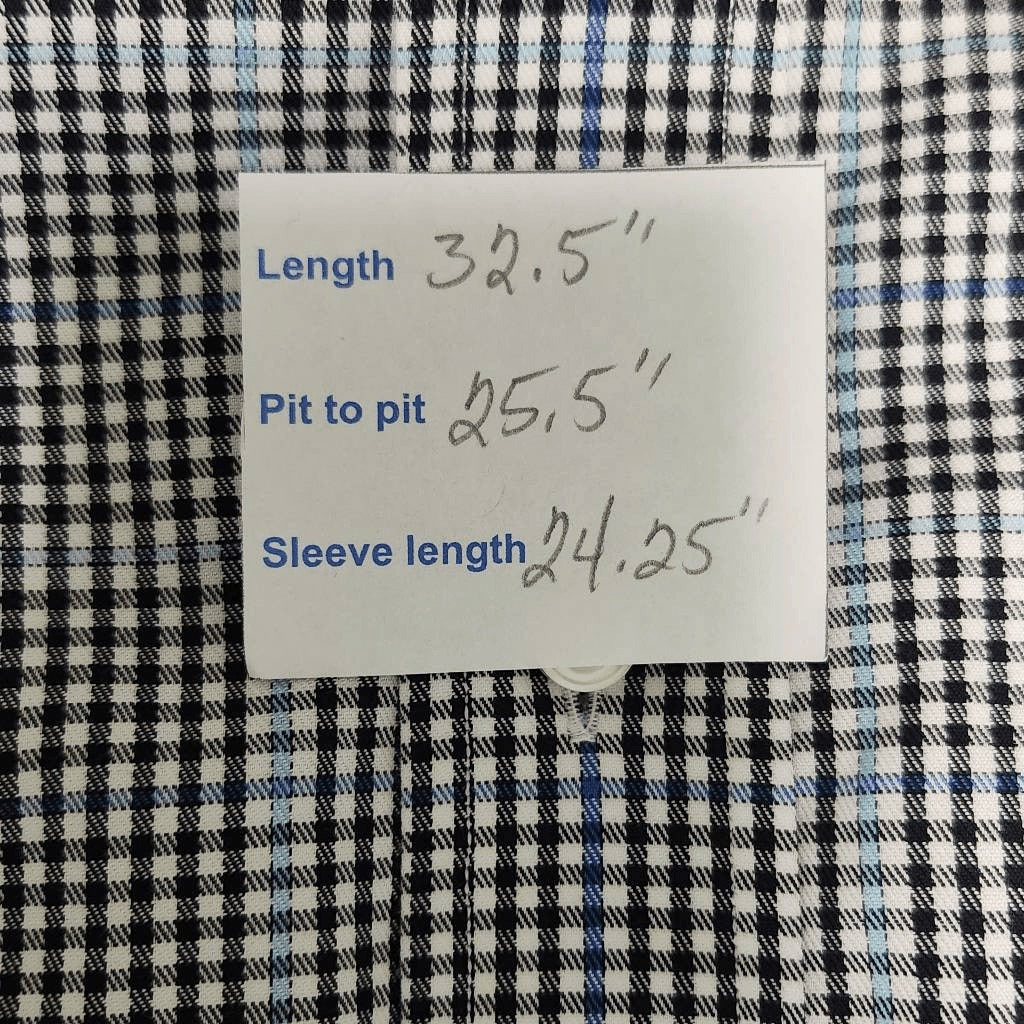 Dixie Pickers Black and Blue Plaid Button-Up Shirt Size XL Preppy Plaid Shirt