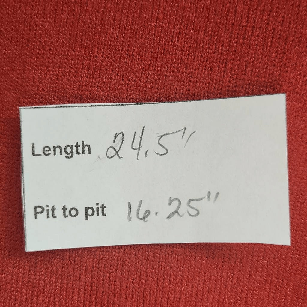 Love Ellie Orange Sweater with Criss Cross Back Size XS Rust Orange Fall Sweater