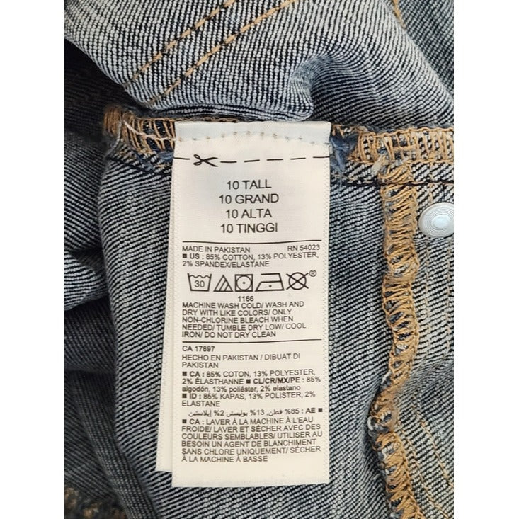 Old Navy Dark Wash Rockstar Jegging High Rise Skinny Jeans Size 10 Tall NWT