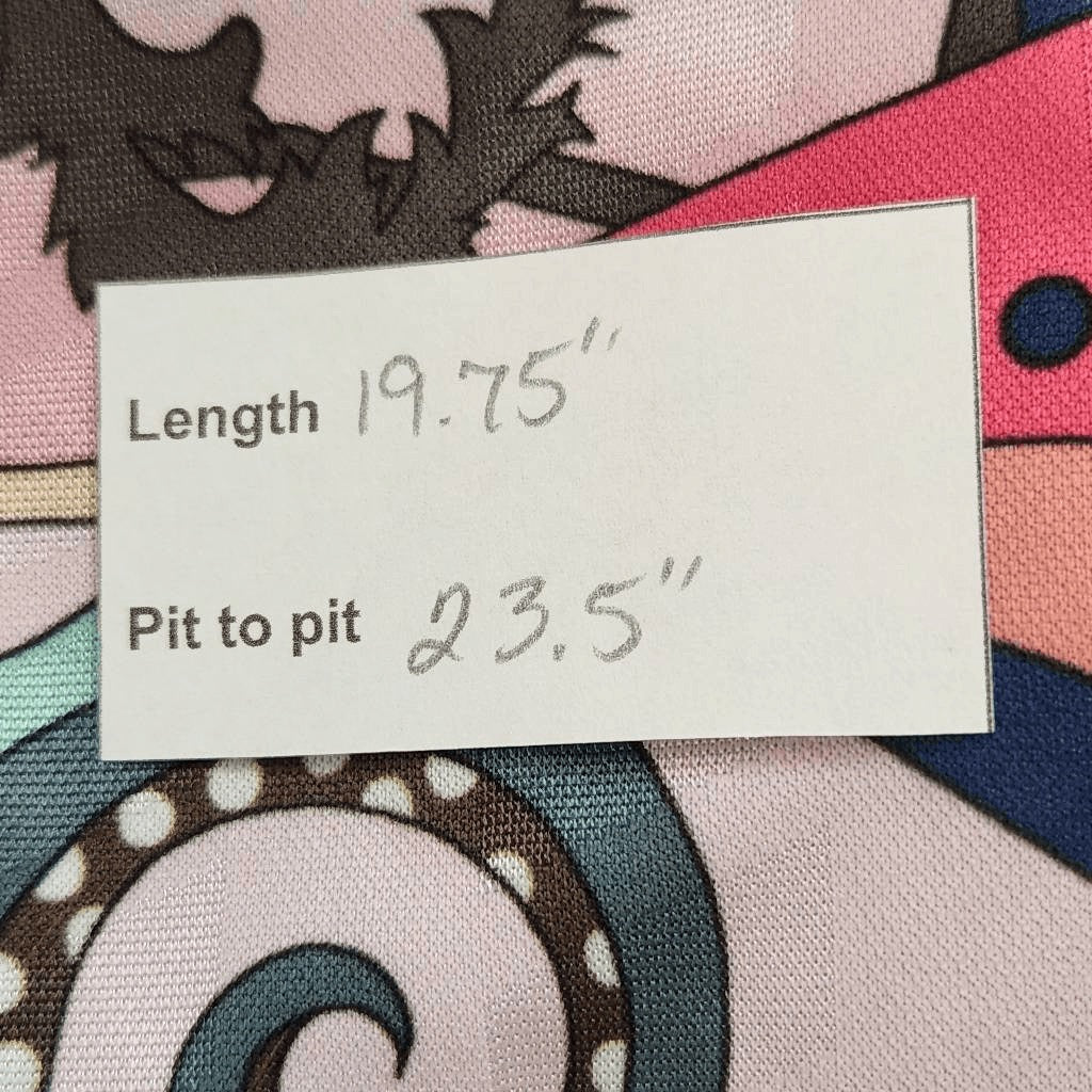 Nike Colorful Print Short Sleeve Cropped Tee Size Medium Nike Icon Tee