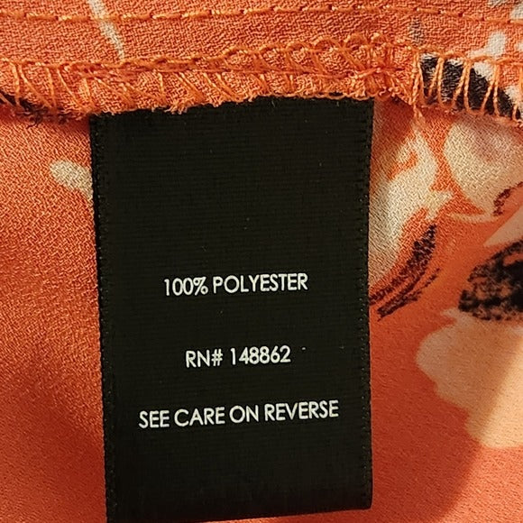 Torrid Pink Floral Wrap Top Size 1X