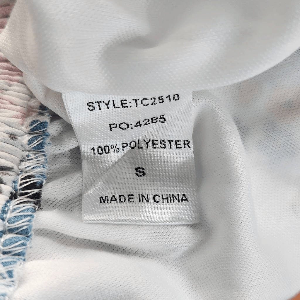 GiGio Blue and Pink Patchwork Boho Short Romper NWT Size Small GiGio Boho Romper