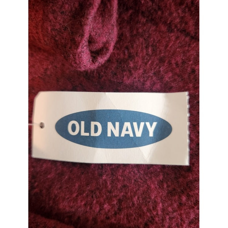 Old Navy Long Sleeve Burgundy Swing Dress Size Large NWT