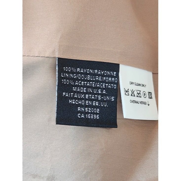 Liz Claiborne Brown Textured Lightweight Blazer Size 16