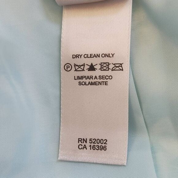 Liz Claiborne Blue Floral Blazer Size 12 Blue Jacquard Blazer