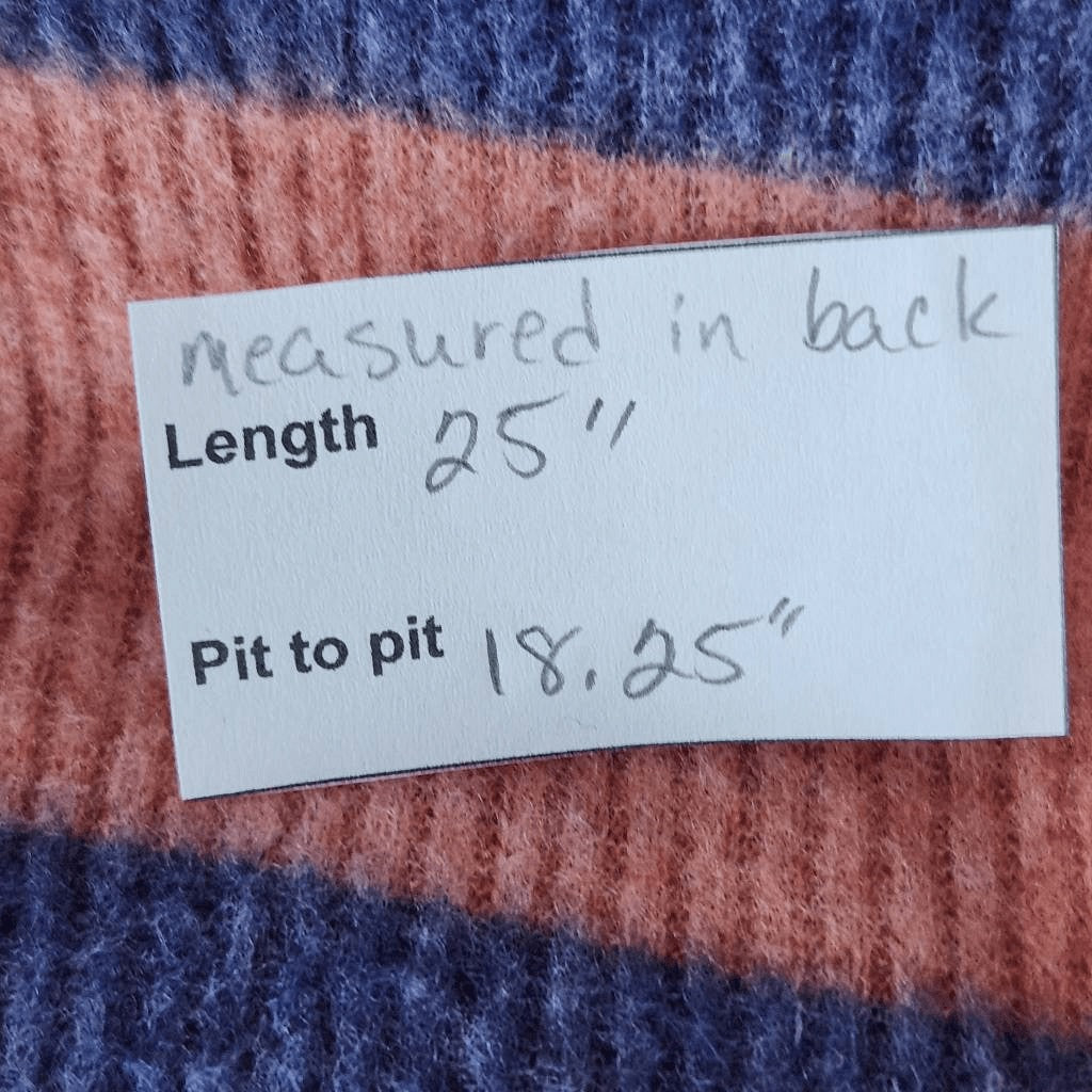 Bobeau Striped Knit Cardigan Sweater Size Small NWOT Draped Front Cardigan