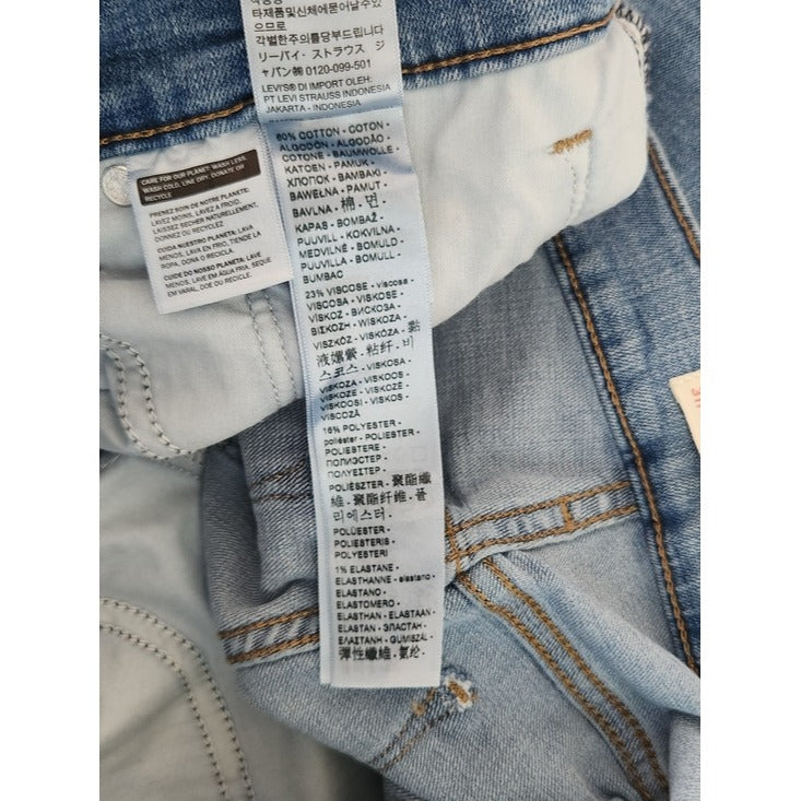 Levi's Light Wash 311 Shaping Skinny Capri Jeans Size 31