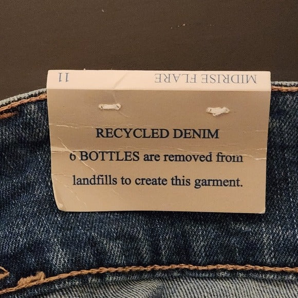 Blue Spice Mid-Rise Flare Jeans Size 11 NWT