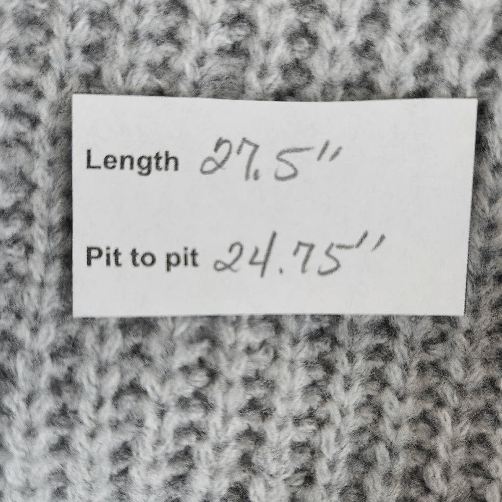 St. John's Bay Gray Sweater with Quarter-Zip Style Size XXL Soft Gray Sweater