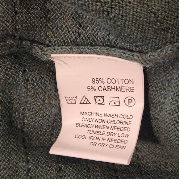 Hawker Rye Green Knit Sweater Size Large NWT