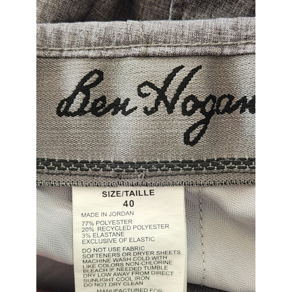 Ben Hogan Gray Performance Golf Shorts Size 40