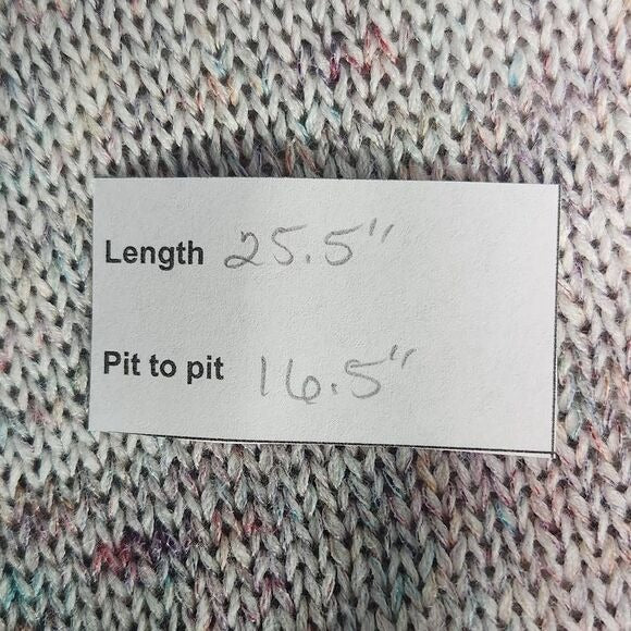 J. Jill Gray and Pink Knit Sweater Tank Top Size Small Petite Gray Sweater Tank