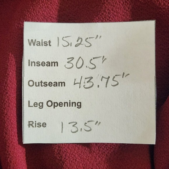 Luxxel Burgundy Long Sleeve Wide Leg Jumpsuit Size Medium, New