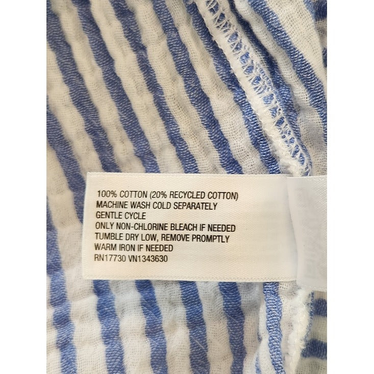 Universal Thread Blue and White Stripe Sleeveless Mini Dress Size XL
