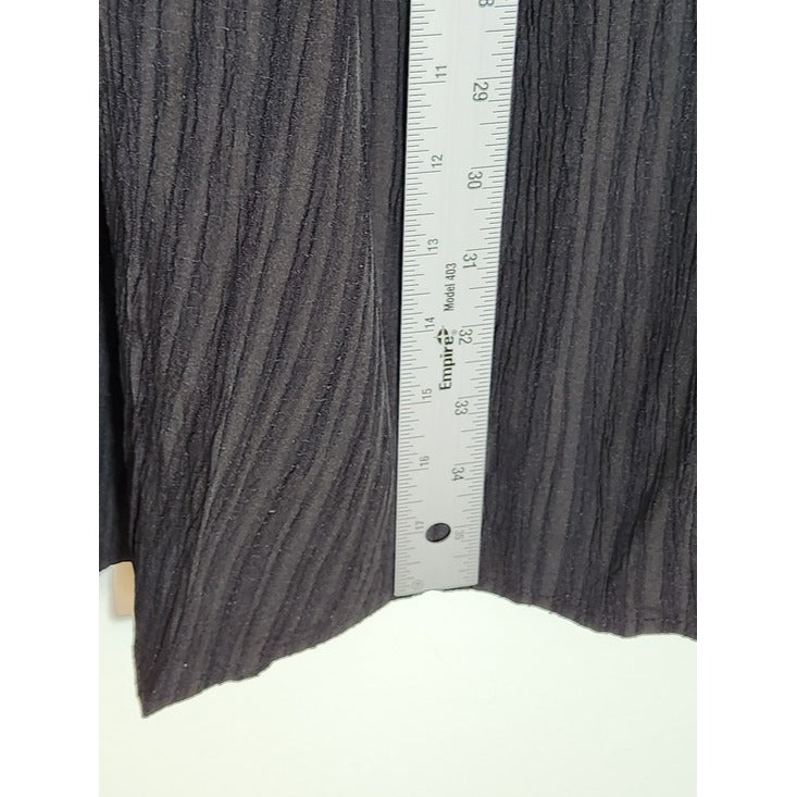 Lulus Black Pleated Maxi Skirt Size Medium NWT